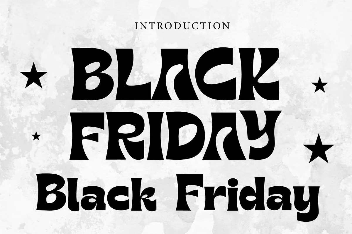 Black Friday, a Slab Serif Font by Wow Magic (Photo 2 of 3)