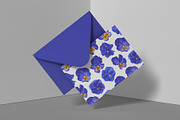 Blue Pansies Seamless Pattern, a Pattern Graphic by MarynaPetrovska (Thumbnail 7 of 11)