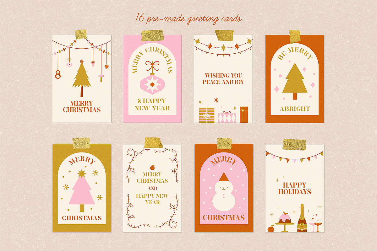 Retro Christmas, a Seasonal Illustration by kondratya (Photo 4 of 12)