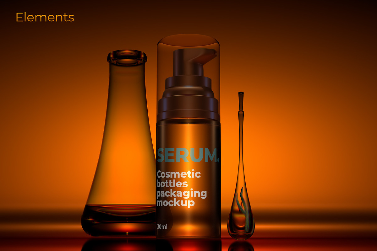 Dark Amber Cosmetics Scene Creator, a Product Mockup by Vasily Kulinich (Photo 4 of 14)