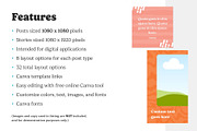 Instagram Social Media Templates, a Social Media Template by Dandymark (Thumbnail 8 of 8)