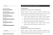 Resume CV Template for Word, a Resume Template by GResume (Thumbnail 7 of 7)