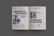 Green Non-Profit Annual Report, a Brochure Template by Neermana (Thumbnail 5 of 11)