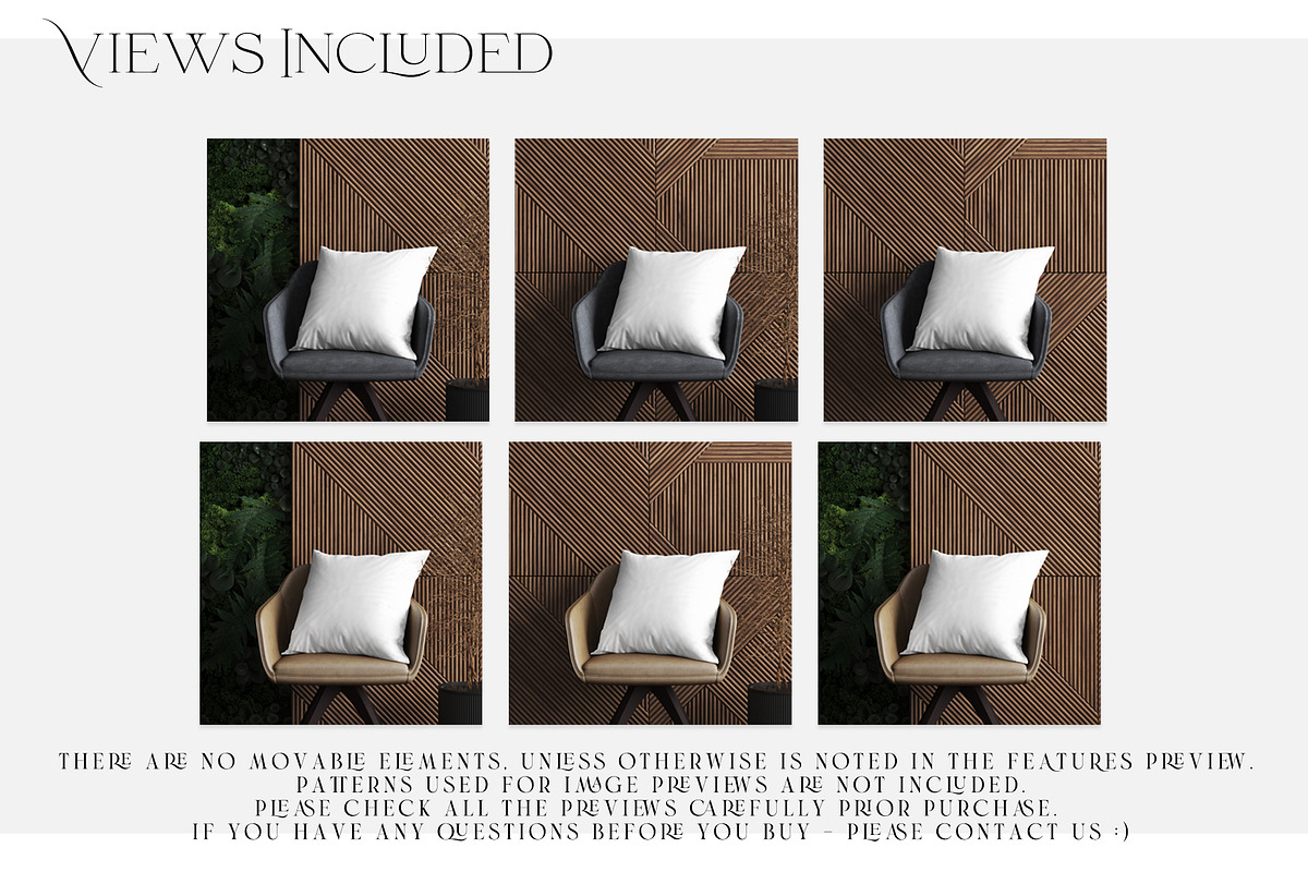 Throw Pillow Mockup Set, a Household Mockup by mock-ups (Photo 2 of 14)