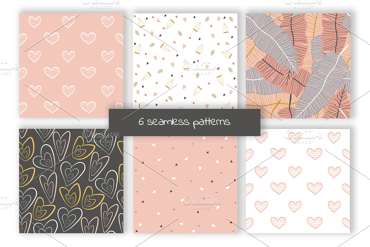 Valentine's Day pink collection, an Animal Illustration by Viktoria Siarova (Photo 3 of 5)