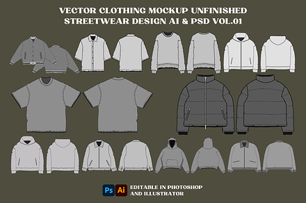 Vector Clothing Mockup Design