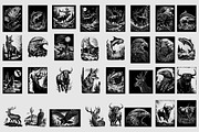130 American Animals illustrations, an Animal Illustration by Nocturnal Wolf (Thumbnail 10 of 13)