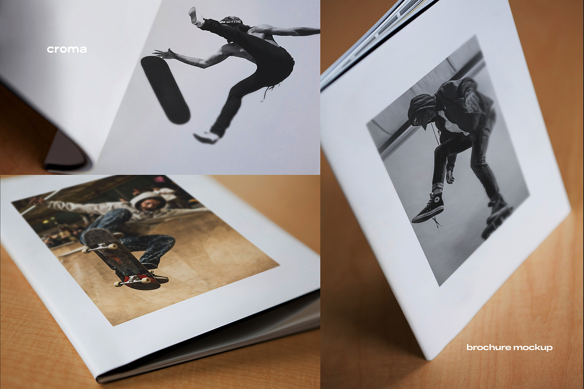 Brochure Mockup Set, a Books & Magazine Mockup by Croma Studio (Photo 1 of 18)
