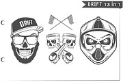13 in 1 Set of Drift car sport, an Illustration by Hadanello88 (Thumbnail 3 of 5)