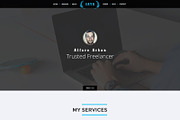 Saya One Page Personal PSD Template, a Landing Page Template by uzistudio (Thumbnail 4 of 4)