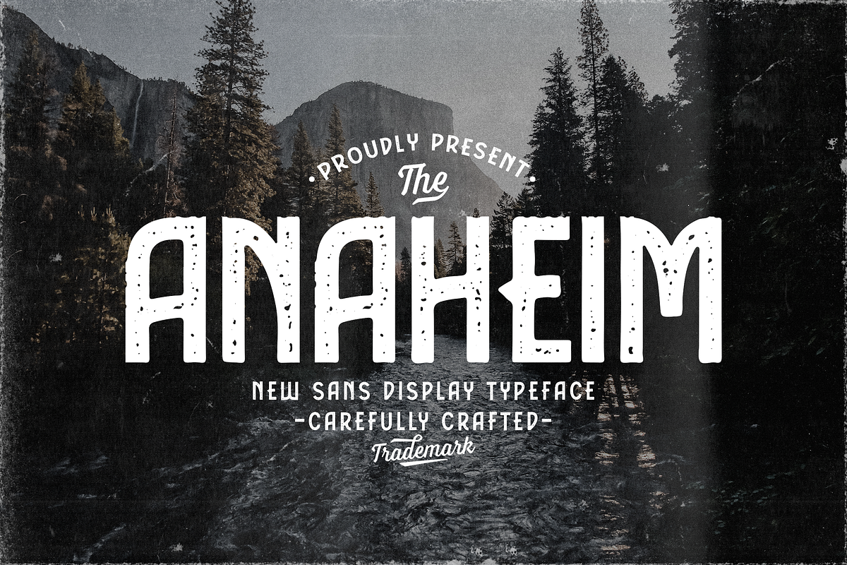 Anaheim Sans Display Typeface, a Sans Serif Font by edukka (Photo 1 of 8)