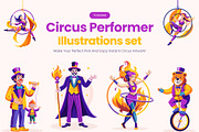 Circus Performer Illustrations, a Person Illustration by Vectors Market (Thumbnail 1 of 10)