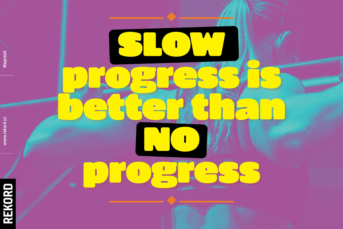 Magnesit: Ultra Bold Fonts, a Sans Serif Font by REKORD (Photo 12 of 14)