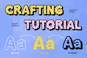Clodice 3D, a Sans Serif Font by Craft Supply Co. (Thumbnail 2 of 8)