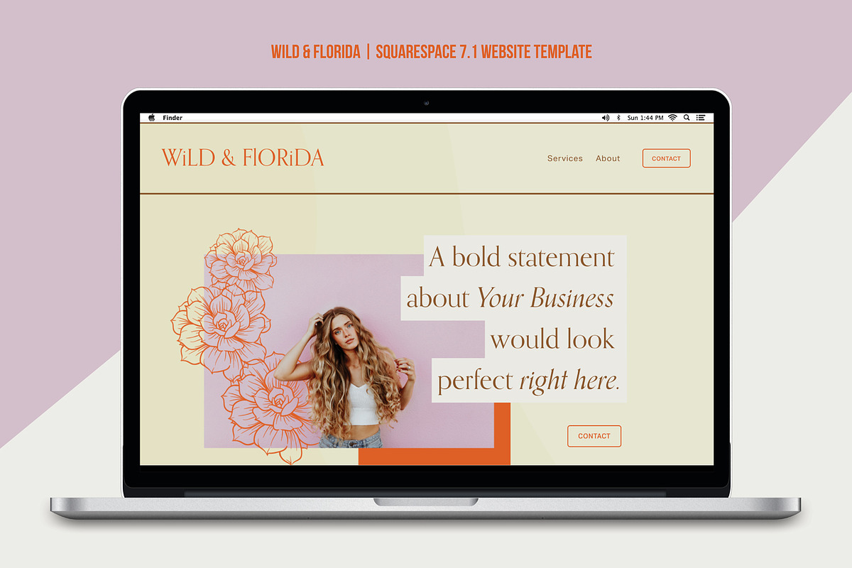Wild & Florida - Website Template, a Squarespace Template by Ryen Creative (Photo 1 of 5)