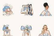 Coastal Grandmillennial Clipart, an Object Illustration by BusyDaydesign (Thumbnail 5 of 9)