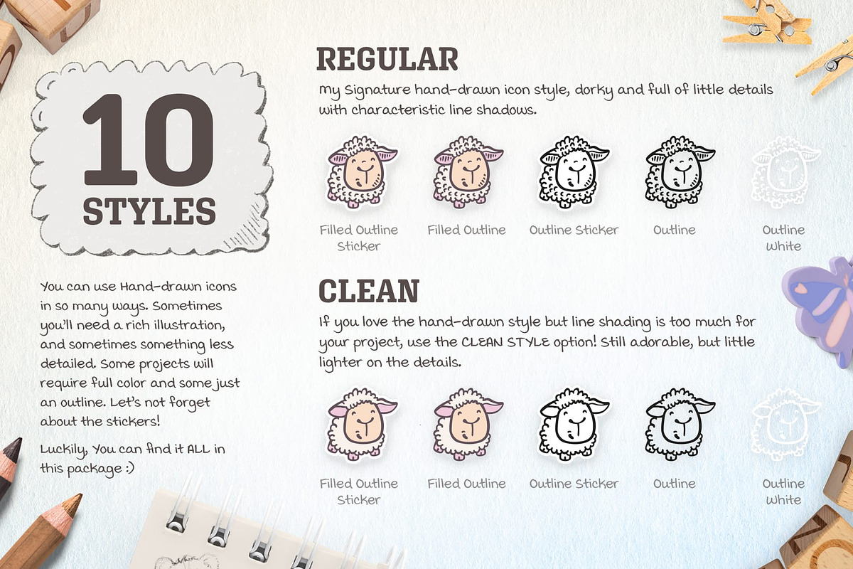 Cute Animals Hand-drawn Icons, an Icon by Good Stuff No Nonsense (Photo 6 of 12)