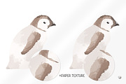 Cute penguins clipart and 3 patterns, an Animal Illustration by Leksart (Thumbnail 10 of 12)