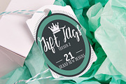 21 Gift Tags TWO! FLAT Mockups, a Packaging Mockup by Snark Heart (Thumbnail 1 of 8)