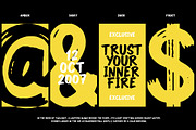 QuakDuck - Brush Font, a Sans Serif Font by NazmulsDesign (Thumbnail 8 of 16)