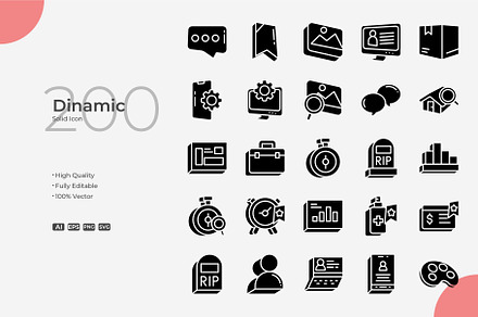 Dinamic Solid Icons, a Solid Icon by Bloodline