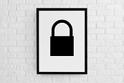 Padlock Silhouette SVG, an Object Illustration by newminddesign (Thumbnail 2 of 3)
