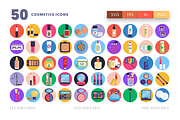 50 Cosmetics Icons, an Outline Icon by Dighital (Thumbnail 2 of 10)