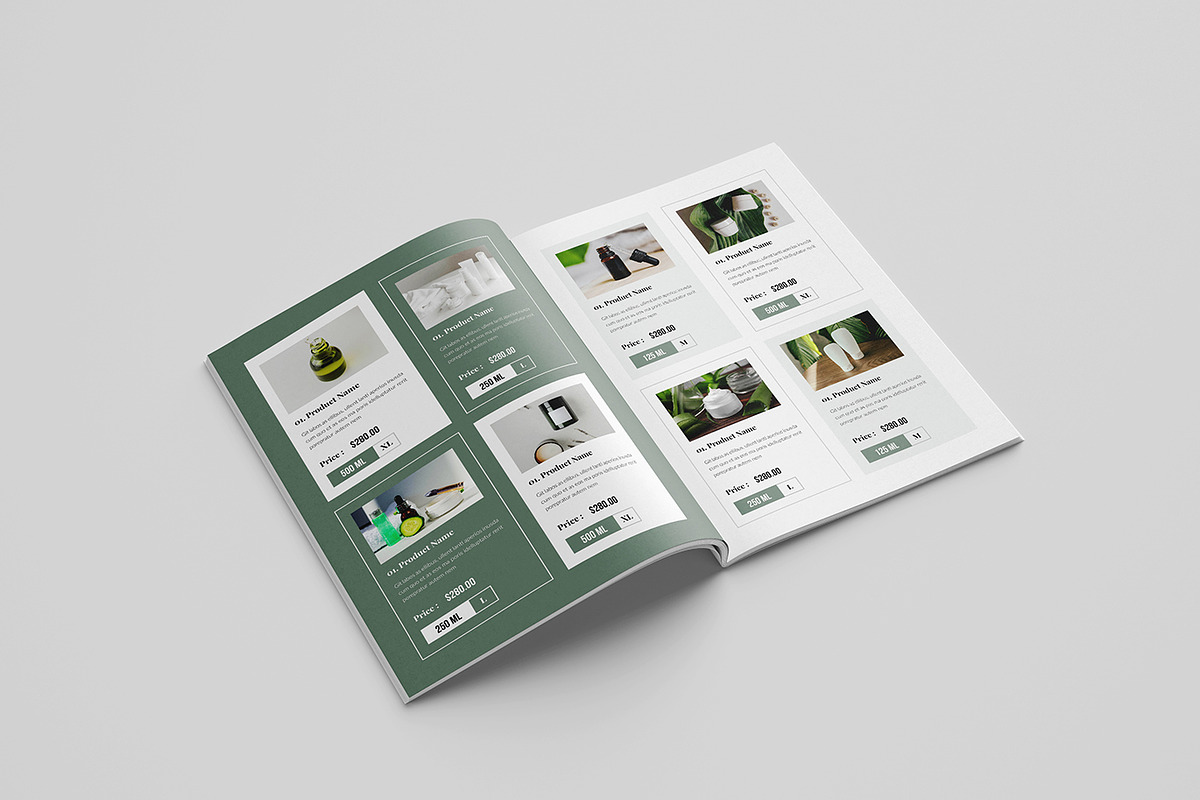 Beauty & Skincare Product Catalog, a Brochure Template by Spark_Creative (Photo 8 of 12)