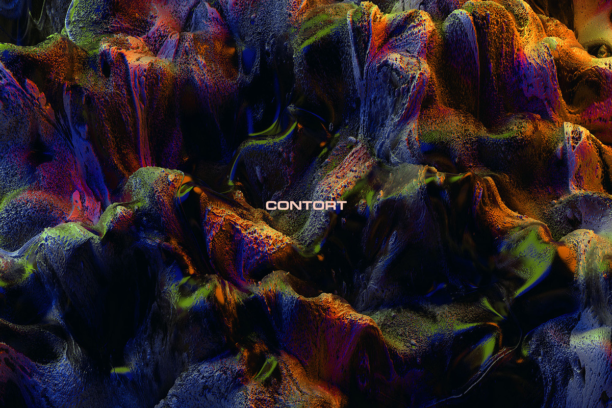 Contort: Experimental 3D Textures, a Texture Graphic by Chroma Supply