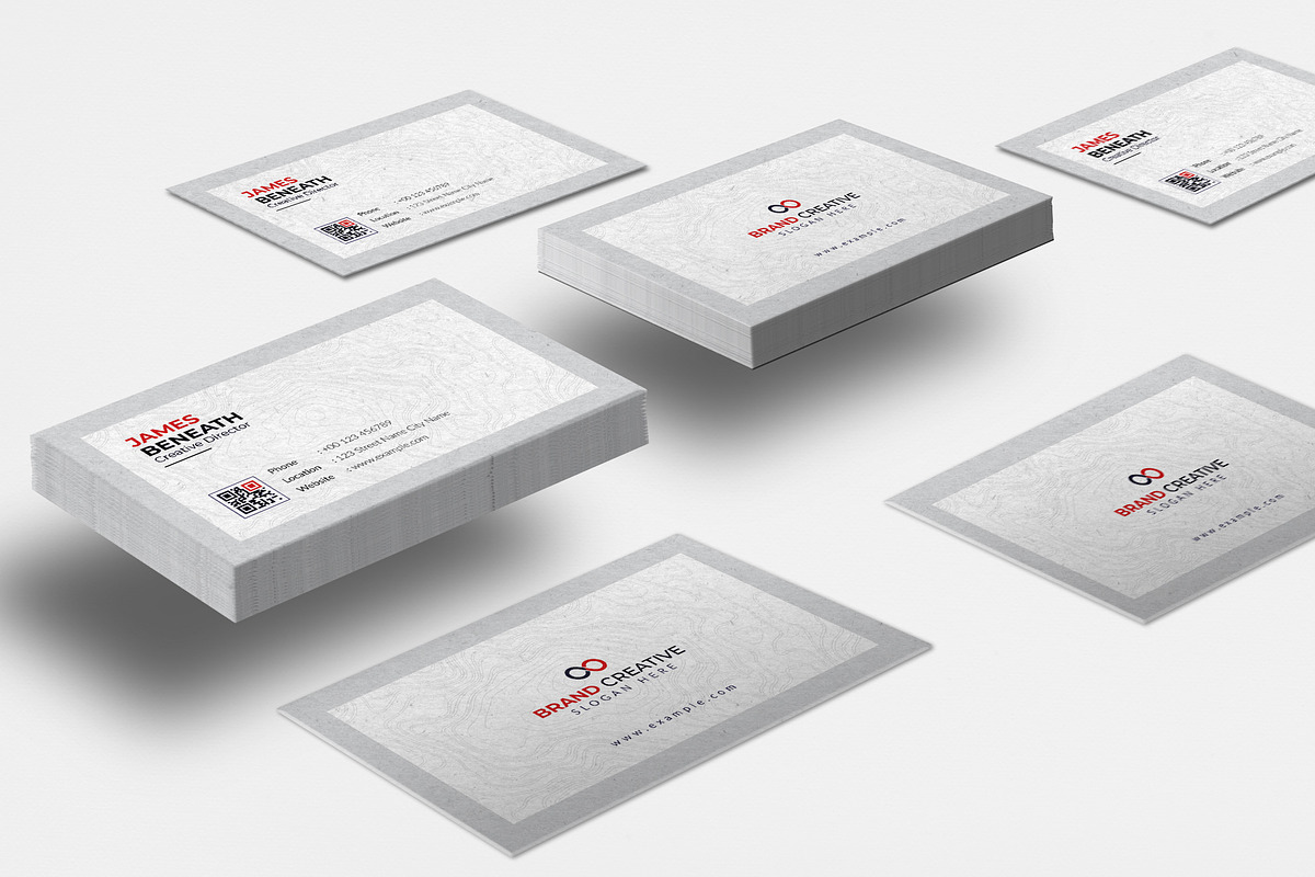 Modern & Clean Business Card, a Business Card Template by Spark_Creative (Photo 3 of 3)