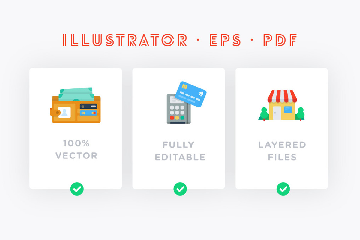 Shopping and Payments Icons, an Icon by Joe_Allison (Photo 3 of 3)