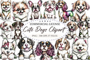 Breeds of Cute Dogs Clipart, a Seasonal Illustration by designcity5 (Thumbnail 1 of 5)