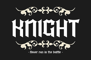 Instinct Hunter - Blackletter Font