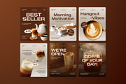 Coffeshop Instagram Post, a Social Media Template by Annora Studio (Thumbnail 2 of 6)