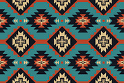 Desert Southwestern Aztec Pattern, a Pattern Graphic by PPEthnicDecorPattern (Thumbnail 1 of 10)