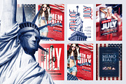 4th of July Flyer Bundle, a Flyer Template by Mariux (Thumbnail 1 of 4)