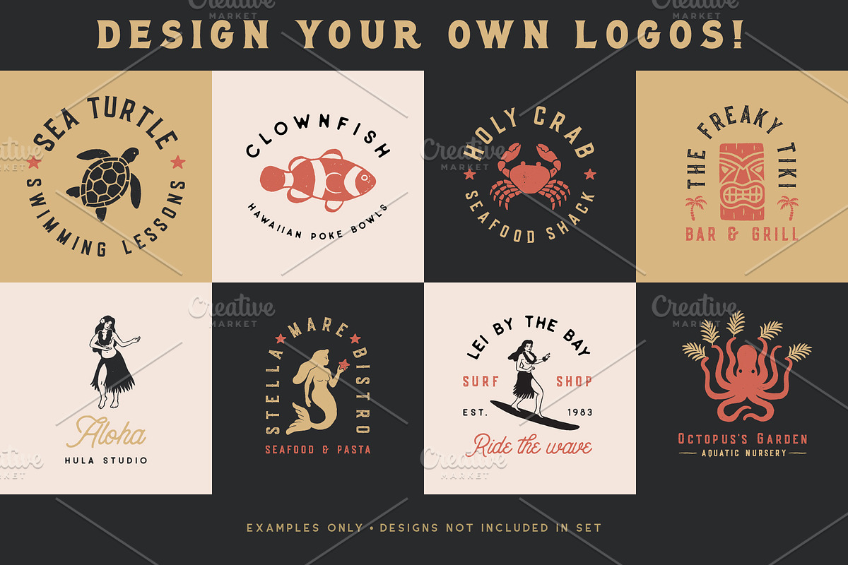 Tropical Icons Hand Drawn Graphics, an Icon by BirDIY Design (Photo 2 of 10)