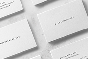 Wilhelmina Business Card Template, a Business Card Template by The Denizen Co. (Thumbnail 4 of 4)