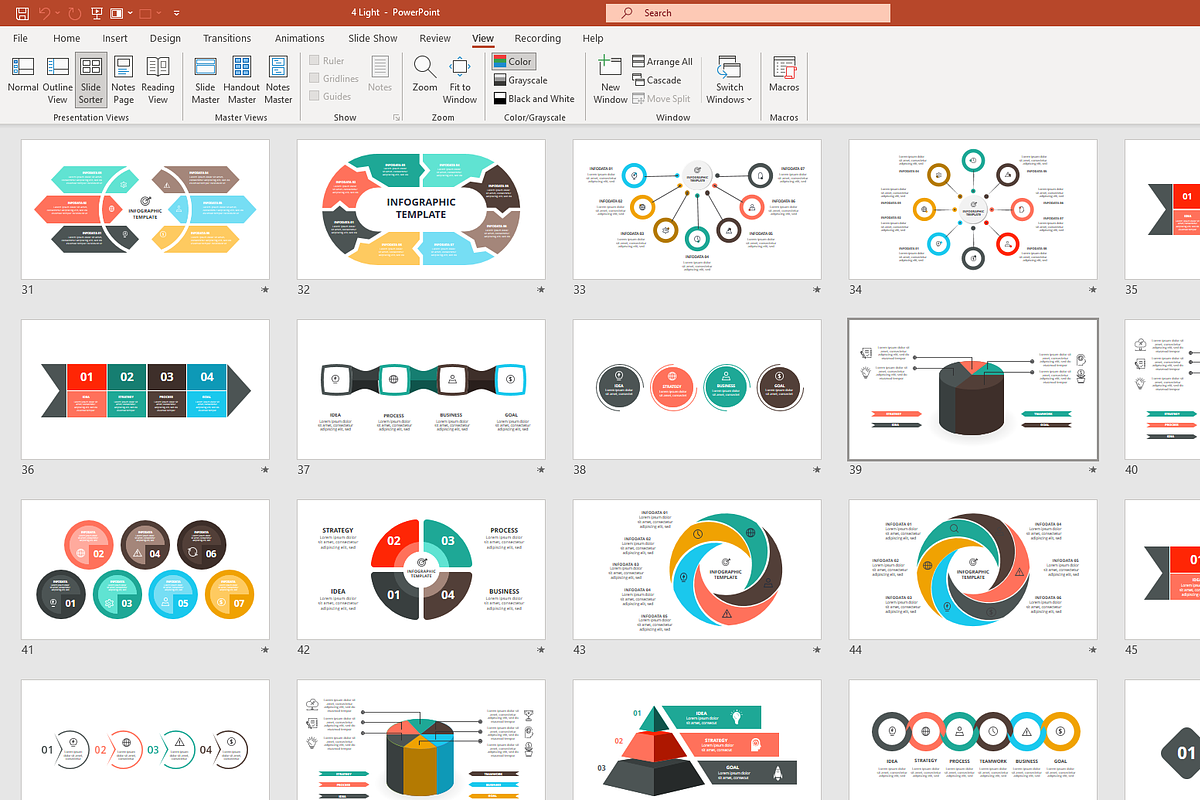 Modern Presentation Template, a Presentation Template by Infographics project (Photo 6 of 12)