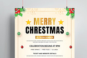 Christmas Flyer Layout, a Flyer Template by MightyDesign (Thumbnail 2 of 8)