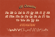 Realro - Handmade 60s Retro, a Script Font by Pandeka Studio (Thumbnail 9 of 9)