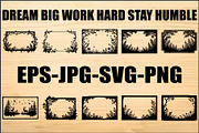 Black and white Frame Nature SVG Bun, an Object Graphic by jahid234 (Thumbnail 1 of 7)