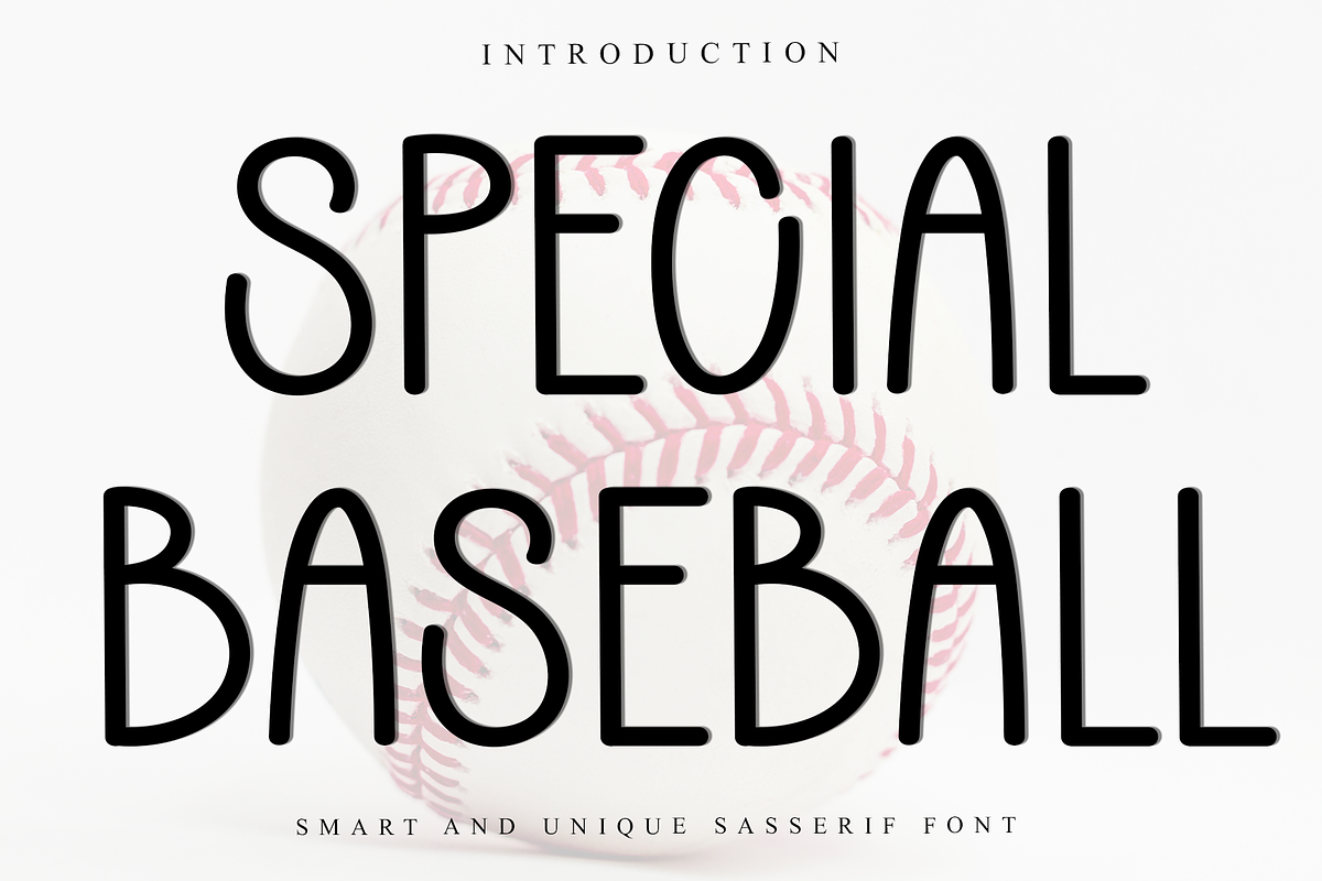 Special Baseball, a Sans Serif Font by FreshTypeINK (Photo 1 of 8)
