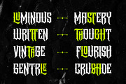 Underock - Blackletter Style, a Blackletter Font by Arterfak Project (Thumbnail 9 of 11)