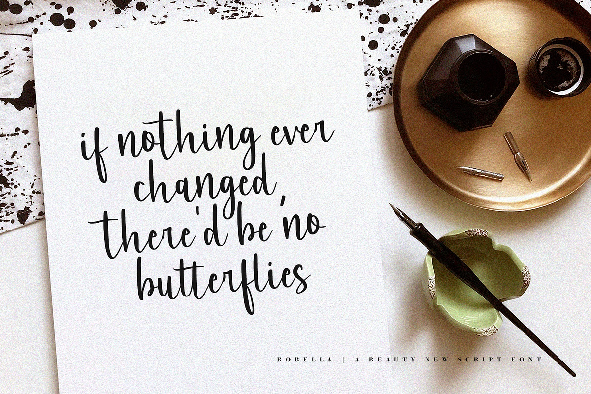 Robella // A Beauty Script Font preview 4