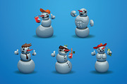 Snowmen, a Food Illustration by IvanNikulin (Thumbnail 2 of 2)