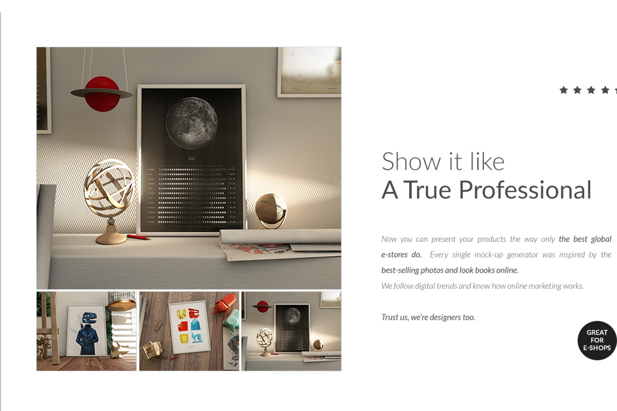 Artwork / Frames on Scenes Mock-ups, a Household Mockup by BlackMocca (Photo 9 of 18)