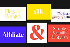 Blacklist Serif Font Family