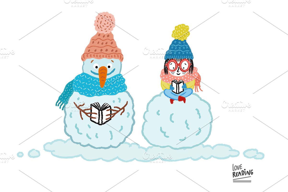 Little girl reading Collection 04, an Animal Illustration by Irene Loal (Photo 6 of 7)