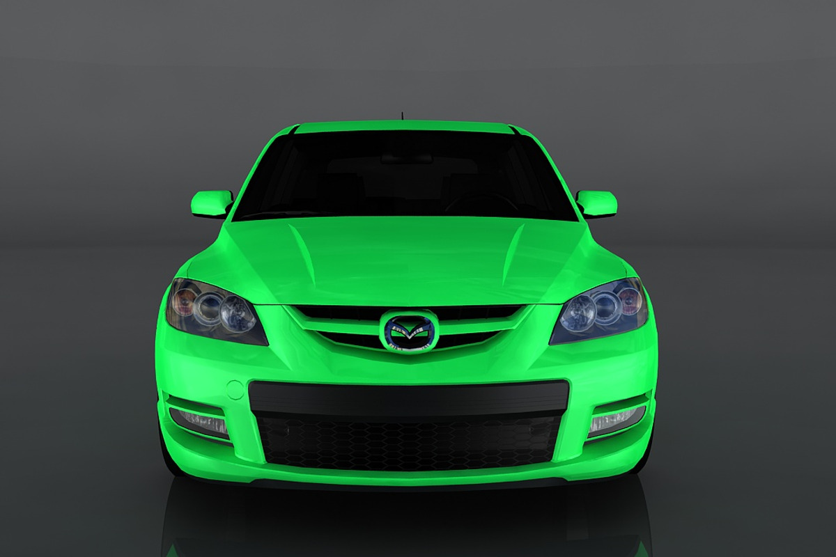 2009 Mazda 3, a Cars & Vehicle 3D Model by valtriiu (Photo 2 of 12)